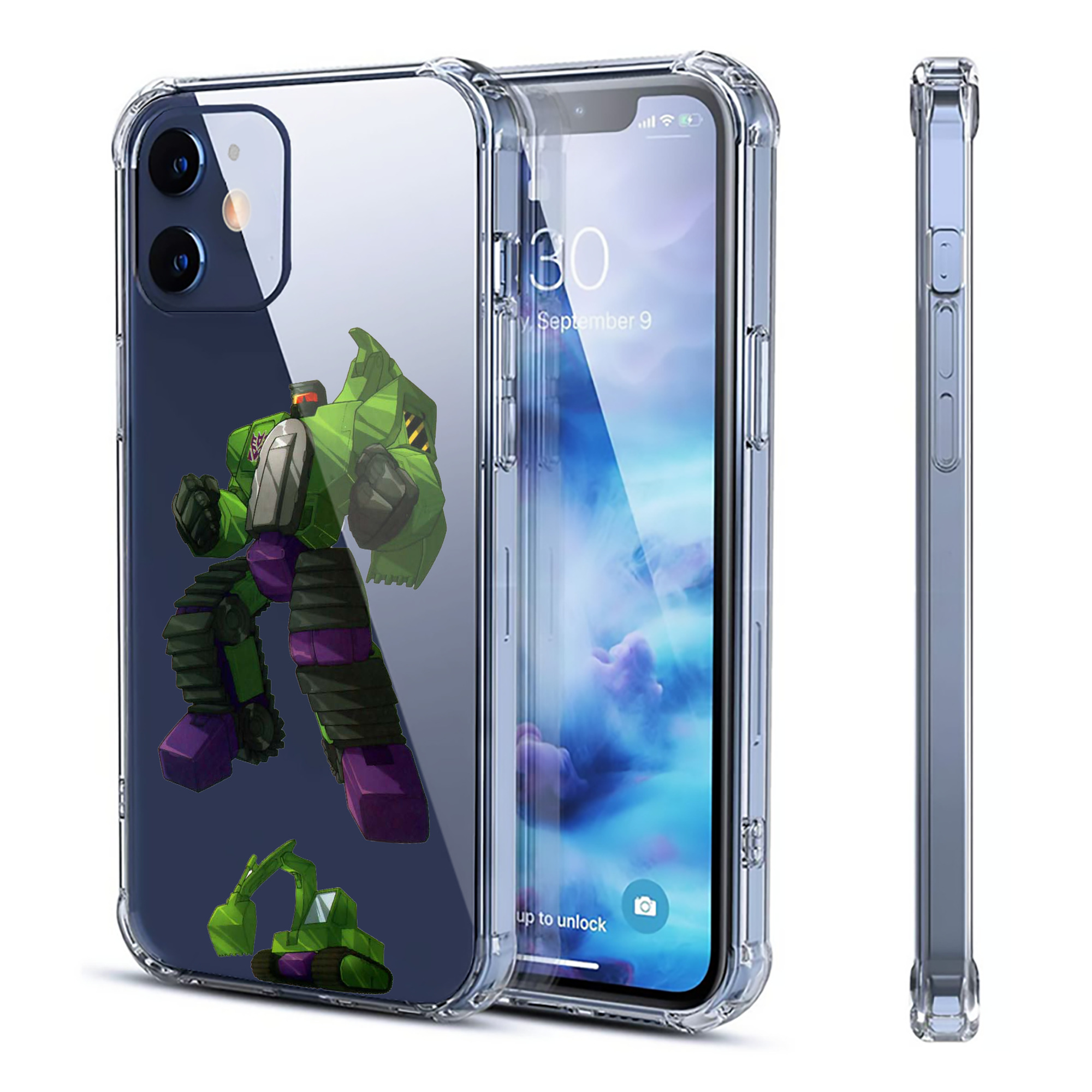 （画像用）  【iPhone 12シリーズ対応】透明スマホケース（クリアソフトケース）